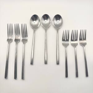 Stanley Roberts Korea York SRBYOR Set of 3 Salad Forks Dinner Forks Oval Spoons